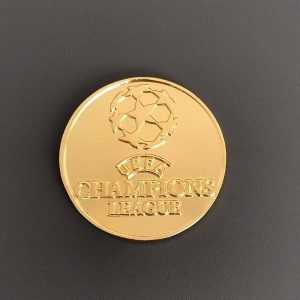 Moneda Sorteo Champion League Dorado