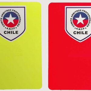 Par de tarjetas de árbitro